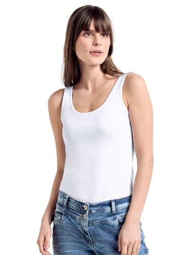 Cecil Damen Linda Top, Weiß (White 10000), M EU im Sale