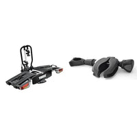 Thumbnail for Thule EasyFold XT bike rack for tow bar 2 bikes Silver & Unisex 2331220800 frame support arm, Black, 30 x 5 cm EU on sale