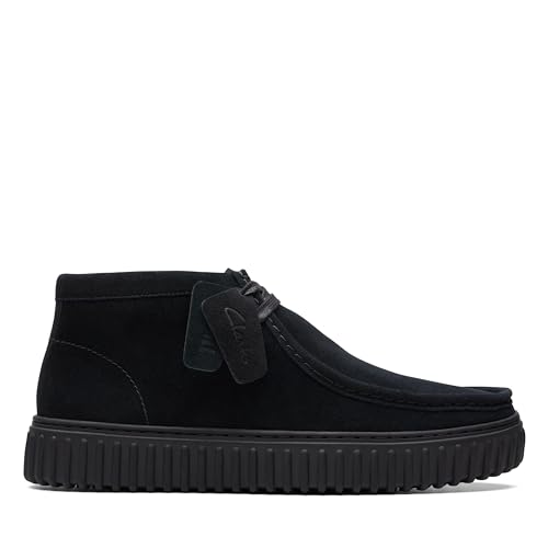 Clarks Torhill Hi Suede Boots In, Schwarz, 44.5 EU im Sale