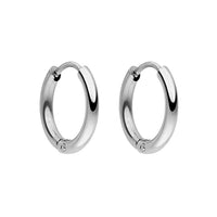 Thumbnail for PURELEI Spirit Ohrringe (Gold, Silber), Damen und Herren Ohrringe aus langlebigem Edelstahl, Kleine Wasserfeste Unisex-Creolen, 13 mm Durchmesser (Silber) im Sale