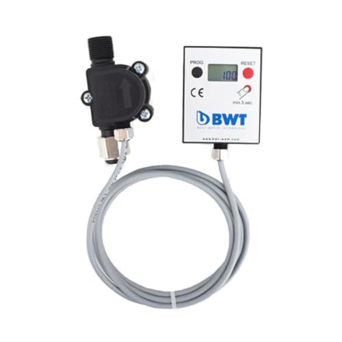 BWT Aquameter Wasserhahnfilter mit LCD-Anzeige, 3/8 Zoll, mehrfarbig, einzigartig im Sale