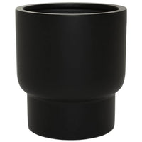 Thumbnail for VIVANNO Planter Fiberglass LIVELLI 33x54 cm Black Matt on Sale