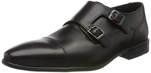 LLOYD Herren Slipper Mailand, Männer Businessschuhe,lose Einlage,Normalweit,Men's,Man,Slipper,Mokassins,Halbschuhe,Slides,SCHWARZ,43 EU / 9 UK im Sale