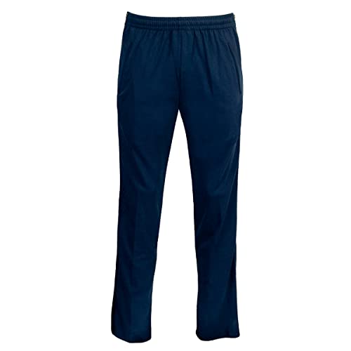hajo women's jogging pants, functional rehabilitation pants with zipper on the leg, color: navy (609), on sale