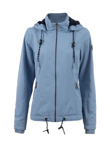 s'questo jacket women's jacket long sleeve with hood, transitional jacket cloud dancer Soquesto on sale