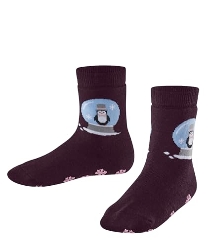 FALKE Unisex Kinder Little Snow Globes K HP Baumwolle Wolle Rutschhemmende Noppen 1 Paar Stoppersocken, Blau (Space Blue 6116), 19-22 im Sale