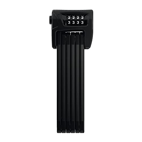 ABUS Bordo Combo 6100/90 SH folding lock with bracket - hardened steel bicycle lock - with combination lock, security level 9-90 cm - black on sale