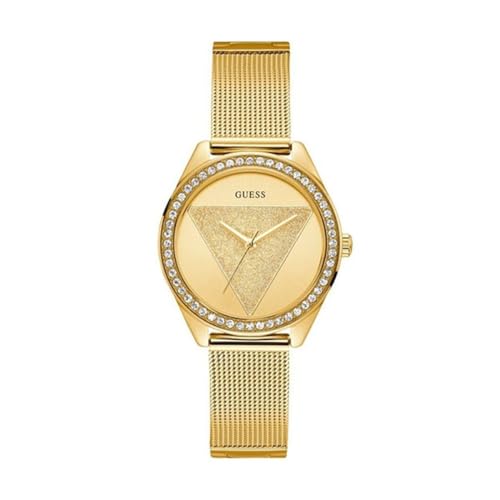 Guess Damen Analog Quarz Uhr mit Edelstahl Armband W1142L2 im Sale