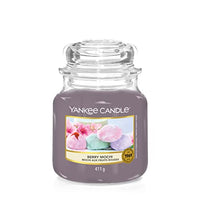 Thumbnail for Yankee Candle Berry Mochi scented candle in a glass jar, 411g, dimensions: 10.7cm x 10.7cm x 12.7cm, 5901633555 on sale