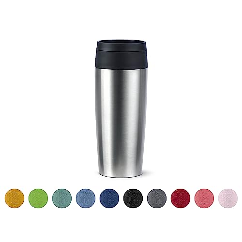 Emsa N20201 Travel Mug Classic cup isothermal 360ml | Acier inoxidable | 4h hot and cold 8h | 100% étanche | Anti fuite | Passe au lave-vaisselle | Ouverture à 360° | Acier inoxidable on sale