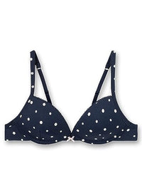 Thumbnail for Sanetta Mädchen-Soft Cup Bra Dunkelblau Dots | Bequemer und angenehmer BH ohne Bügel für Mädchen aus einem Baumwoll-Mix. Unterwäsche für Mädchen 65A im Sale