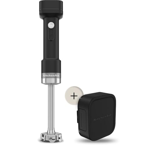 Kitchenaid Kabelloser Stabmixer I Kitchenaid Go I Tragbarer Stabmixer und 700ml mixbehälter I Mit akku I Schwarz im Sale