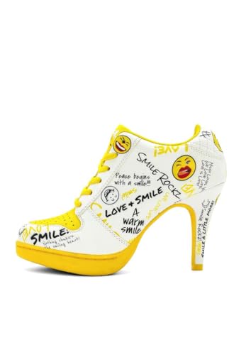 MISSY ROCKZ SMILE'Z White/Sunny Yellow, im Sale