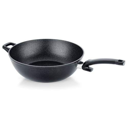 Fissler Adamant/Aluminium Wok, Serving Pan (Ø 32cm - 6L) coated, non-stick, high rim, scratch-resistant - Induction on Sale