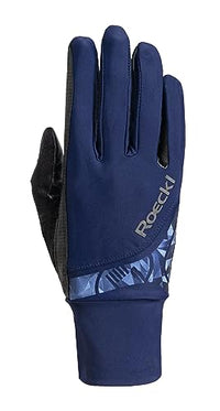 Thumbnail for Roeckl Sports Riding Gloves Melbourne, Tournament Summer Gloves, Navy 8.5 on Sale