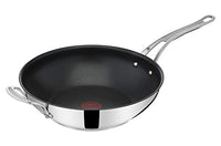 Thumbnail for Tefal Jamie Oliver by Cook's Classics Wok Pan 28 cm, Non-Stick Coating, Induction-Safe, Oven-Safe, Stainless Steel, Riveted Handle, E3068835