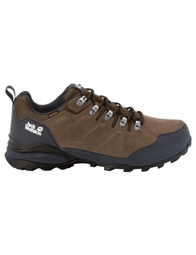 Jack Wolfskin Herren Refugio Texapore Low Walking-Schuhe, Brown / Phantom, EU im Sale