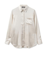 Thumbnail for Mos Mosh MMLinda Satin Shirt 180Ecru - on sale