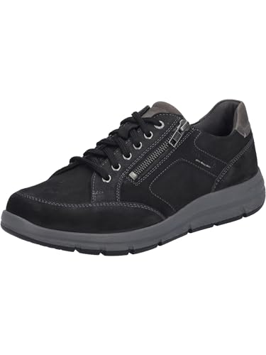 Josef Seibel Herren Low-Top Sneaker Giuseppe 08,Weite G (Normal),Wechselfußbett,Sportschuhe,Freizeitschuhe,schwarz-Kombi,42 EU im Sale