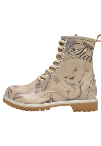 DOGO WB Vegane Damen Boots Stiefeletten - Tweety Sketch 42 im Sale