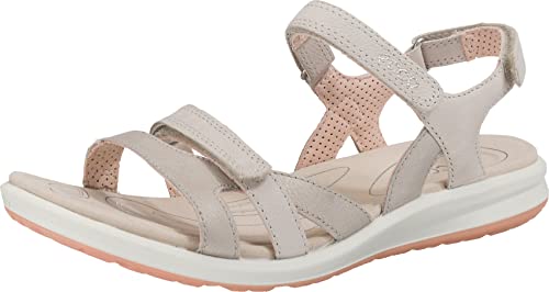 ECCO Damen CRUISE II Flat Sandal, Beige (SIVER GREY/GRAVEL/ROSE DUST), EU im Sale
