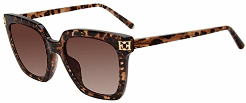 Escada Women's Sesd51 Sunglasses, Shiny Transp.Azure, 50 on Sale