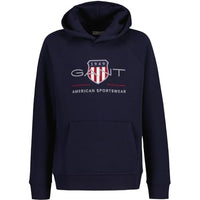 Thumbnail for GANT Unisex Kinder Archive Shield Hoodie Kapuzenpullover, Evening Blue, 170 EU im Sale