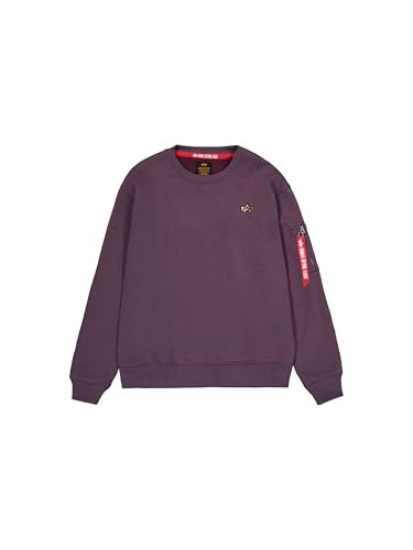 Alpha Industries Herren 3D Small Logo Sweater, Dark Olive, im Sale