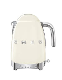 Thumbnail for Smeg, Wasserkocher Temperatur regelbar KLF04WHEU 1,7L zuzüglich Temperaturniveaus, Anti-Limiden Filter, Wasserspiegelindikator, Stromversorgung 2400W, Weiß im Sale