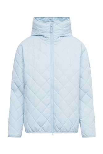 derbe Quiltby Short Damen Steppjacke Hellblau | Gesteppte Jacke | Übergangsjacke | Frauen | Kapuzenjacke | Skyride Blau im Sale