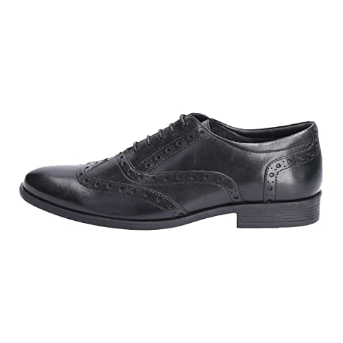 Hush Puppies Herren Oaken Brogues, Schwarz (Black Black) im Sale
