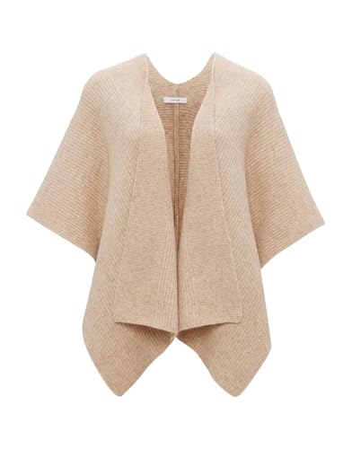 OPUS Damen Poncho/Cape | Weiches Strickcape ABLANKI Oversize mit Wolle macadamia, 0 im Sale