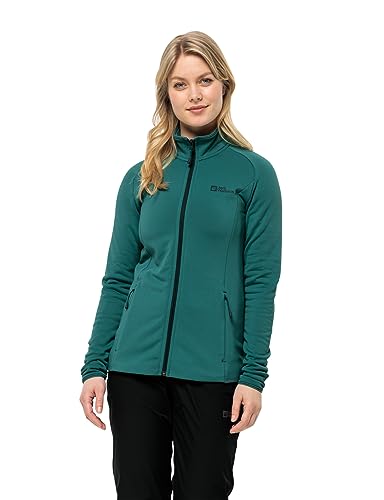 Jack Wolfskin Damen BAISELBERG FZ W Fleece-Jacke, Petrol, im Sale