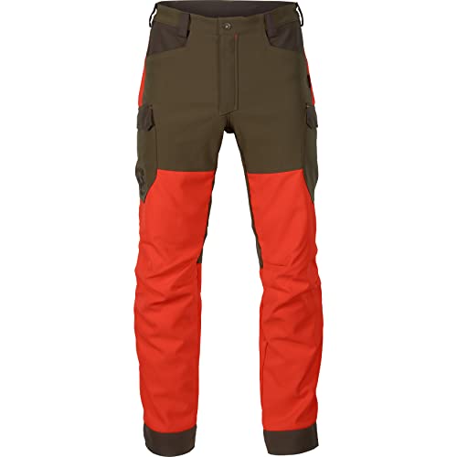 Härkila | Wildboar Pro Hosen | Professionelle Jagd Kleidung & Jagd Zubehör für Herren & Damen | Skandinavische Qualität Made to Last | Wildboar orange/Willow Green, 50 im Sale