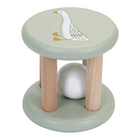 Thumbnail for Little Dutch 7011 Holz Rassel Greifling Gans mint - Little Goose