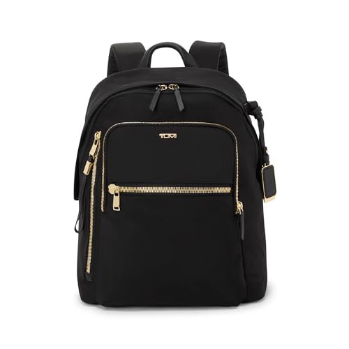 TUMI Voyageur Halsey Backpack, Black/Gold, One Size, Voyageur Halsey Backpack on Sale