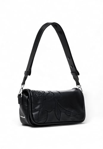 Desigual Women's Accessories PU Across Body Bag, Black im Sale