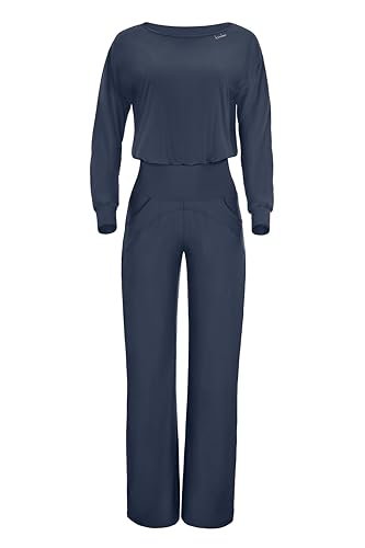 Winshape Damen Functional Comfort Jumpsuit JS101LSC, Comfort Style, Fitness Freizeit Yoga Pilates, Anthracite im Sale