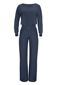 Thumbnail for Winshape Damen Functional Comfort Jumpsuit JS101LSC, Comfort Style, Fitness Freizeit Yoga Pilates, Anthracite im Sale