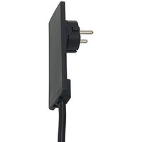 Thumbnail for Schulte Elektrotechnik GmbH 1510 0000 0100 EVOline Plug Schutzkontakt-Stecker extraflach, schwarz im Sale