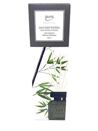 Thumbnail for ipuro - refreshing ipuro black bamboo room fragrance - subtle room freshener with green & woody notes - stylish air freshener in the home for a puristic fragrance experience 100 ml on sale