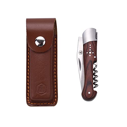 Laguiole LG FOLDING HUNTING KNIFE CORKSCREW CASE