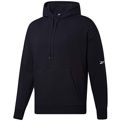 Reebok Herren Ts Dreamblend Cotton Oth HOODY, Schwarz, EU im Sale