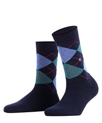 Thumbnail for Burlington Damen Socken Marylebone W SO Wolle gemustert 1 Paar, Blau (Navy Melange 6127), 36-41 im Sale
