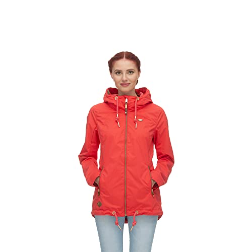 Ragwear SUMMER RELOVED REMAKE Women's Parka, Coat, Transitional Coat, Transitional Jacket with Hood, Black, on Sale
