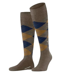 Thumbnail for Burlington Herren Socken Melange Edinburgh Kh Wolle gemustert 1 Paar, Grün Forest 7474, 40-46 im Sale