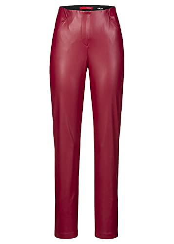 Stehmann Loli3-740-60208, schmale Schlupfhose aus veganem Leder mit vorderen Taschen im Sale