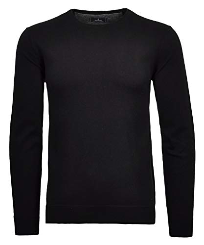 RAGMAN Men's Knitted Sweater Cotton/Cashmere, Marine-070 on Sale