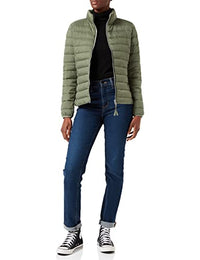 Thumbnail for s.Oliver Leichte Jacke mit Steppung und Stehkragen Khaki 40 im Sale