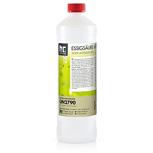 Höfer Chemie 1 Essigsäure 60% - optimaler Reiniger und Entkalker - Premium Qualität Made in Germany im Sale